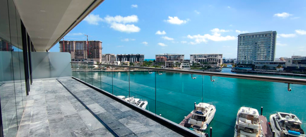Shark Tower Puerto Cancún Departamento en Renta de 2 Recamaras y 242 m2